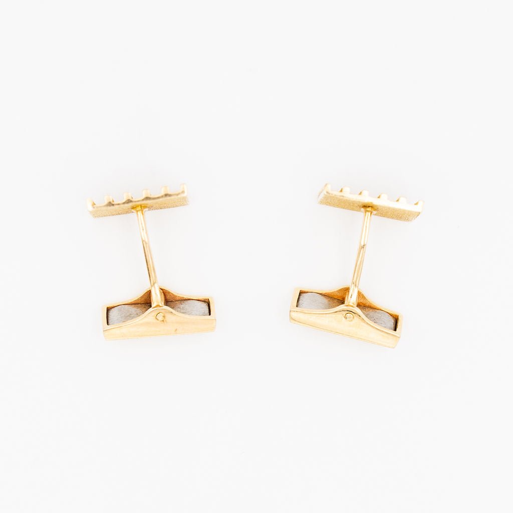 Boutons de manchette en or jaune - Castafiore