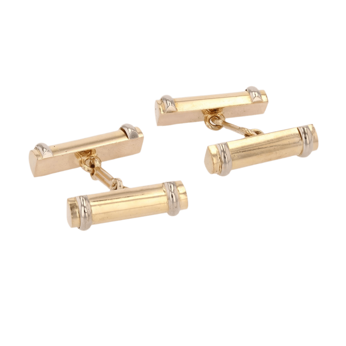 Boutons de manchette en or jaune - Castafiore