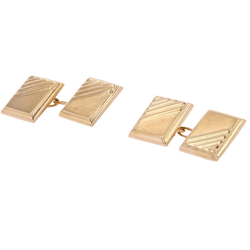 Boutons de manchette en or jaune - Castafiore