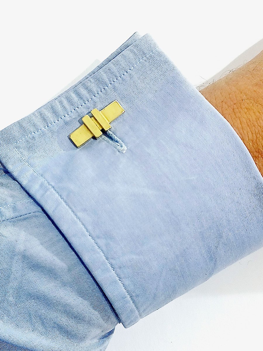 Boutons de manchette en or jaune - Castafiore