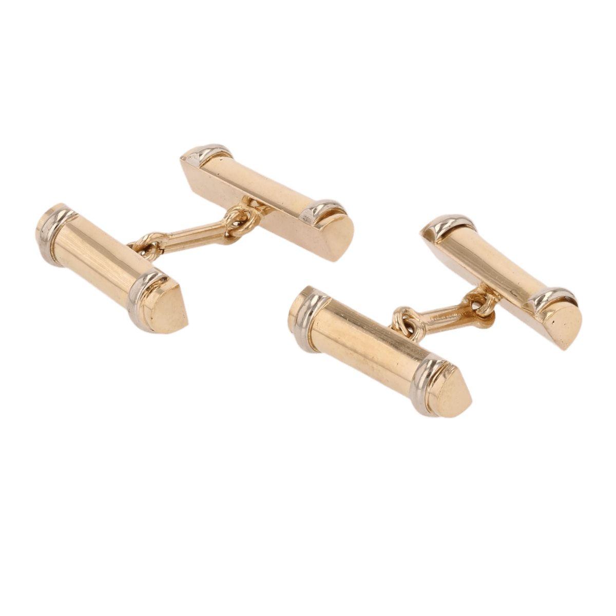 Boutons de manchette en or jaune - Castafiore