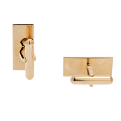 Boutons de manchette en or jaune - Castafiore