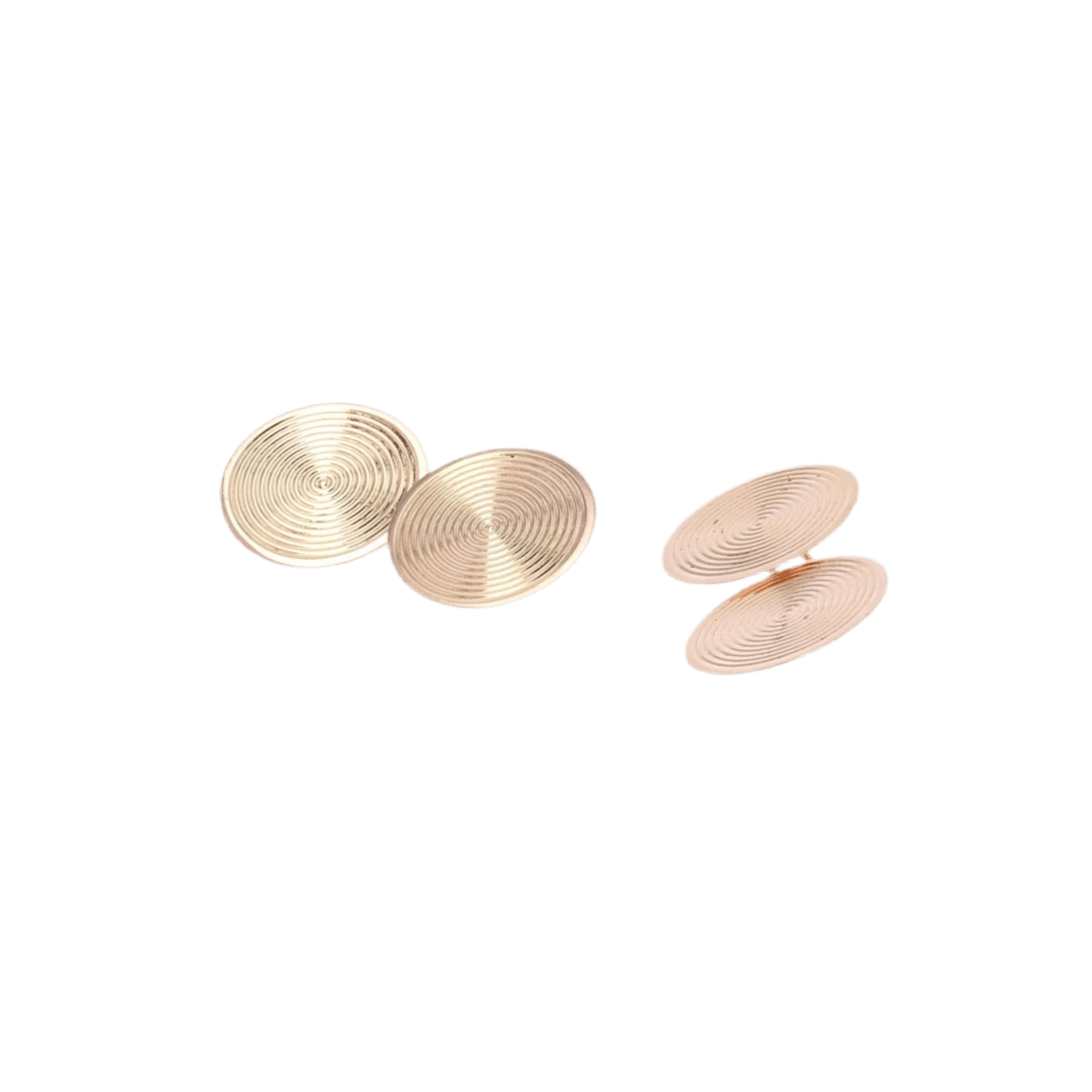 Boutons de manchette en or rose - Castafiore