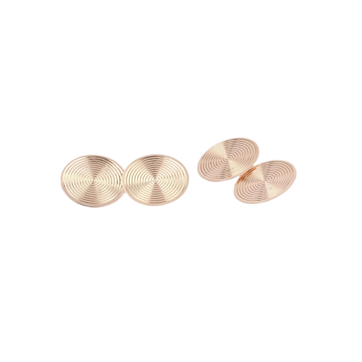 Boutons de manchette en or rose - Castafiore