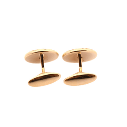 Boutons de manchette FRED en or jaune et diamants - Castafiore