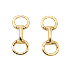 Boutons de manchette HERMÈS en or jaune - Castafiore