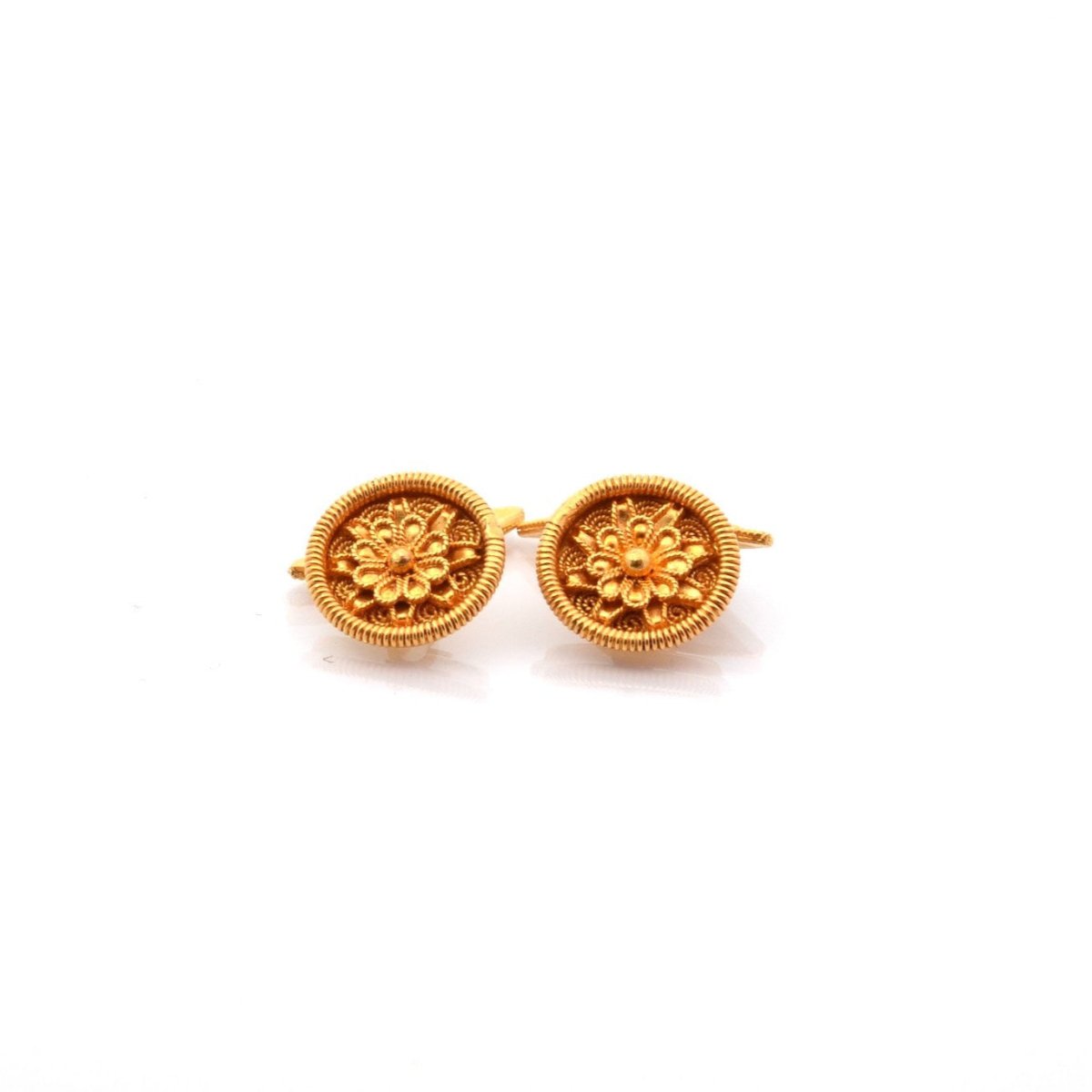 Boutons de Manchette LALAOUNIS en or jaune - Castafiore