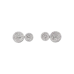 Boutons de manchette Or blanc Diamant - Castafiore