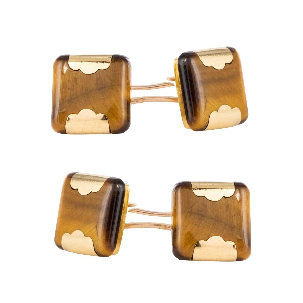 Boutons de manchettes Oeil de tigre - Castafiore