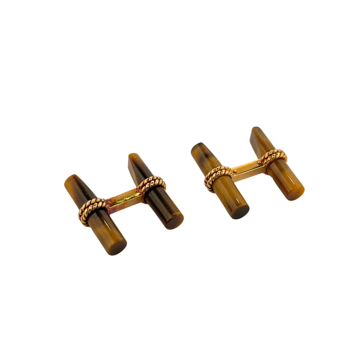 Boutons de manchettes VAN CLEEF & ARPELS en or jaune - Castafiore