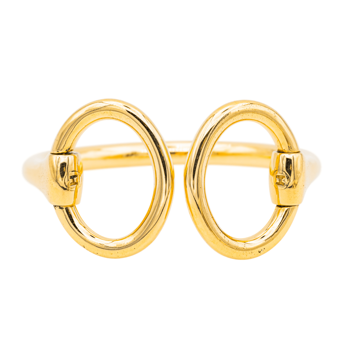 Bracelent Jonc HERMÈS "Nausicaa" en or jaune - Castafiore