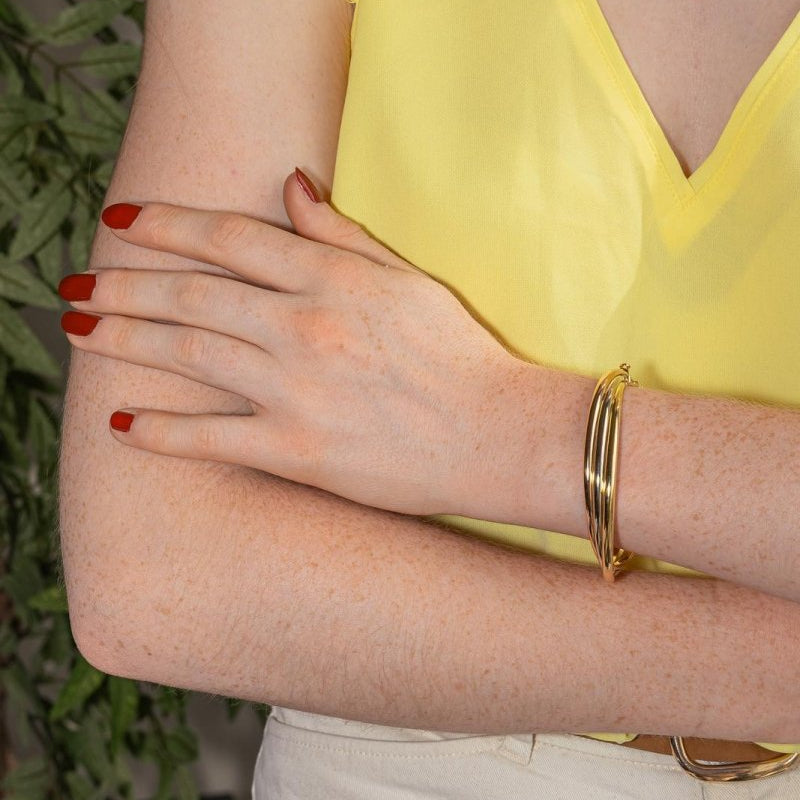 Bracelet 3 ors Or jaune Saphir - Castafiore