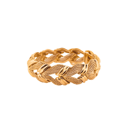 Bracelet à maillons articulés en or jaune - Castafiore