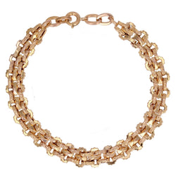 Bracelet ancien en or double rang - Castafiore