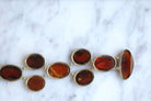 Bracelet ancien or rose et ambre - Castafiore