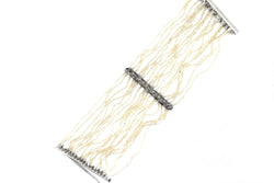 Bracelet ancien perles fines et diamants - Castafiore