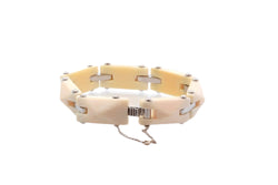 Bracelet Art déco bakélite et platine - Castafiore