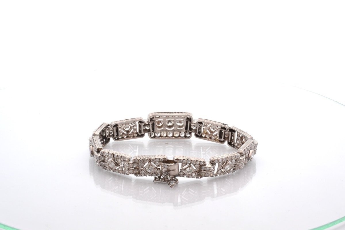 Bracelet art deco 1920 diamonds at paltinium
