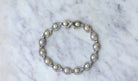 Bracelet Art Deco platine, diamants, et perles fines - Castafiore