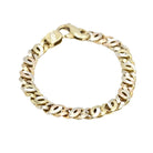 Bracelet bicolore en or 18 carats, seconde main - Castafiore