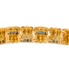 Bracelet BOUCHERON en or jaune, saphir et diamants - Castafiore