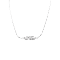 Bracelet Boucheron "Jack de Boucheron" or blanc, diamants. - Castafiore