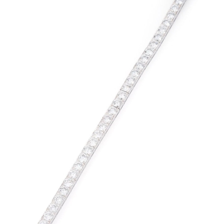 Bracelet BOUCHERON ligne en platine et diamant - Castafiore