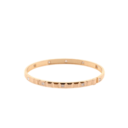 Bracelet BOUCHERON "Quatre Clou de Paris" en or jaune et diamants - Castafiore