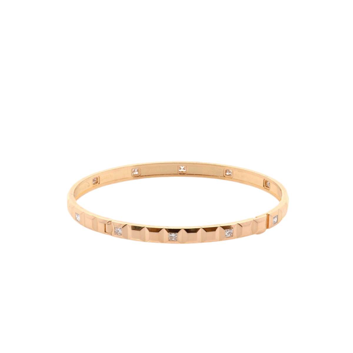 Bracelet BOUCHERON "Quatre Clou de Paris" en or jaune et diamants - Castafiore