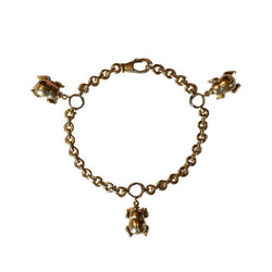 Bracelet Breloque CARTIER "Scarab" en or jaune - Castafiore