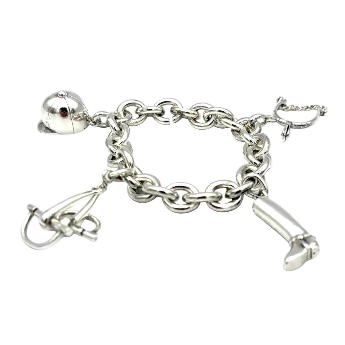 Bracelet Breloques GAÉTAN DE PERCIN en argent - Castafiore