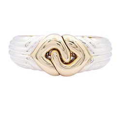 Bracelet BULGARI, "Doppio Cuore", deux ors - Castafiore