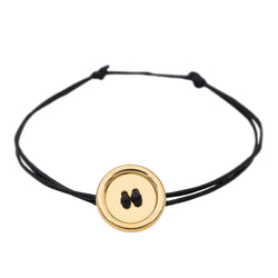 Bracelet BULGARI en or jaune et cordon - Castafiore