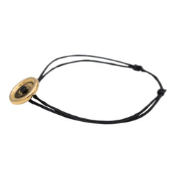 Bracelet BULGARI en or jaune et cordon - Castafiore