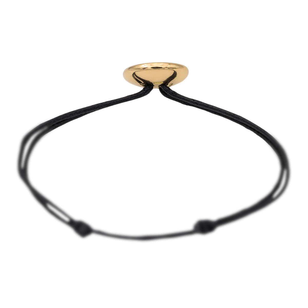 Bracelet BULGARI en or jaune et cordon - Castafiore