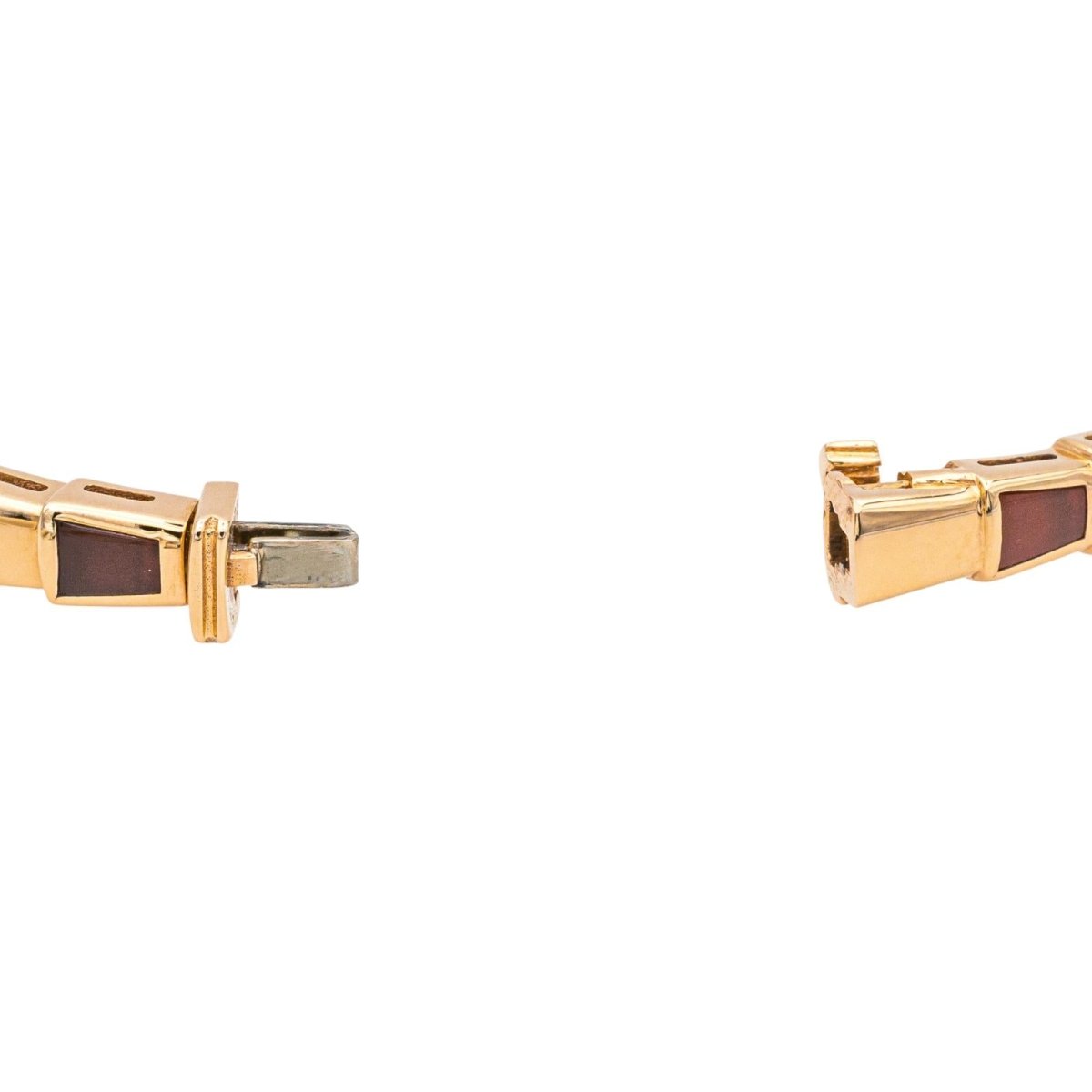 Bracelet BULGARI "Serpenti" en or rose et cormaline - Castafiore