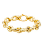 Bracelet CAPLAIN SAINT ANDRÉ en or jaune et saphir - Castafiore