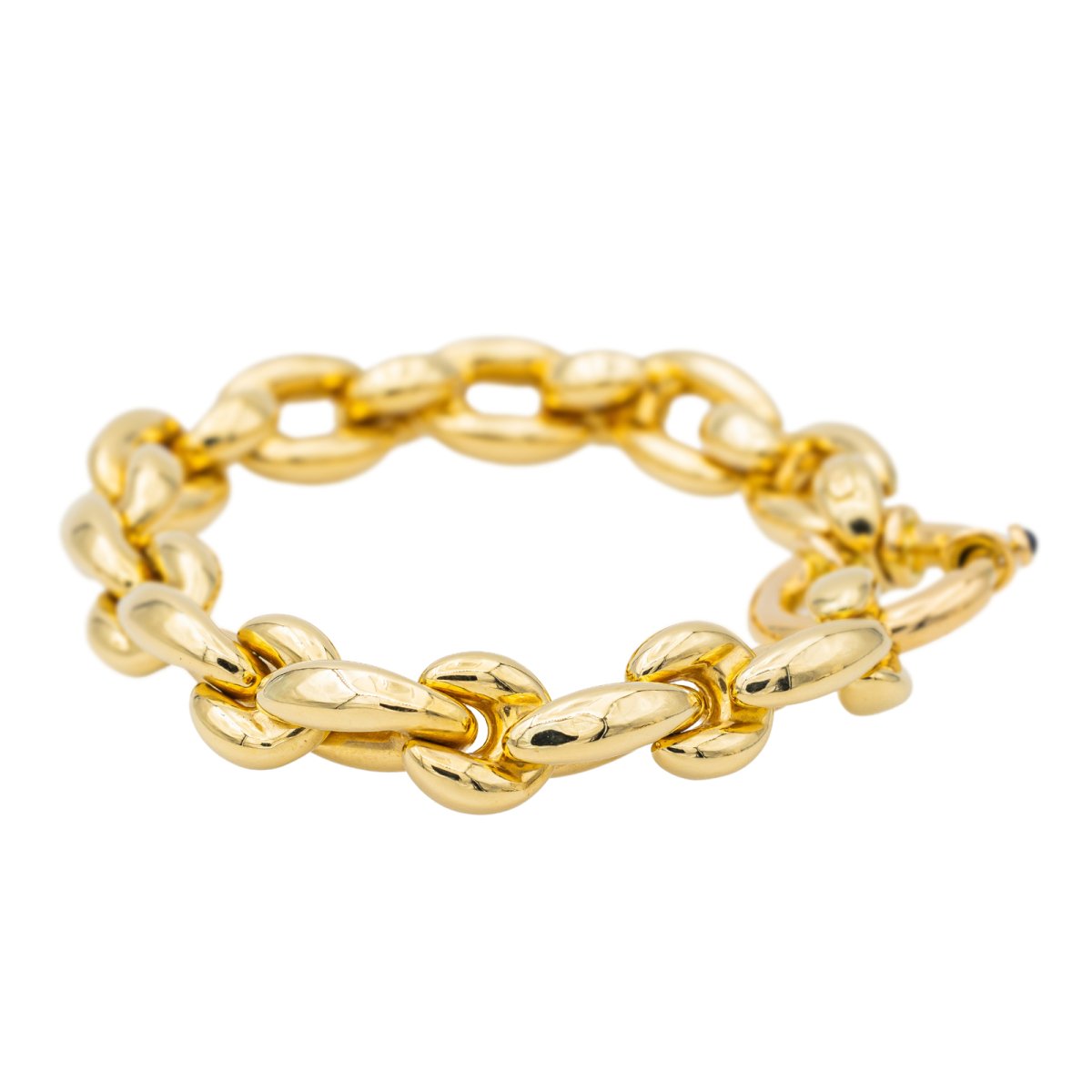 Bracelet CAPLAIN SAINT ANDRÉ en or jaune et saphir - Castafiore