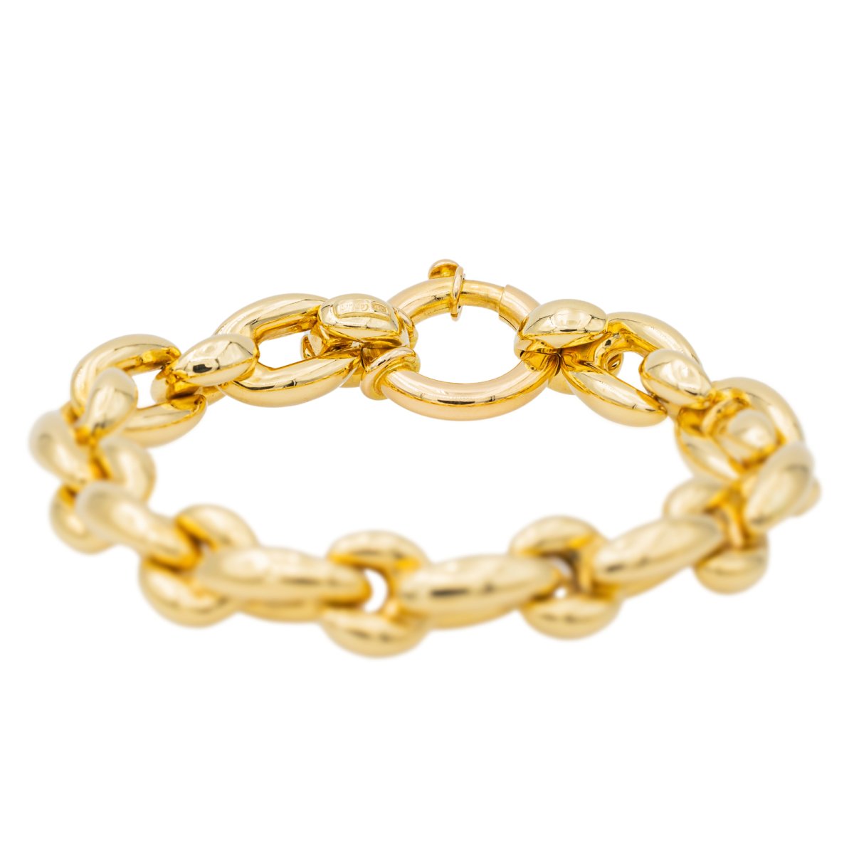 Bracelet CAPLAIN SAINT ANDRÉ en or jaune et saphir - Castafiore