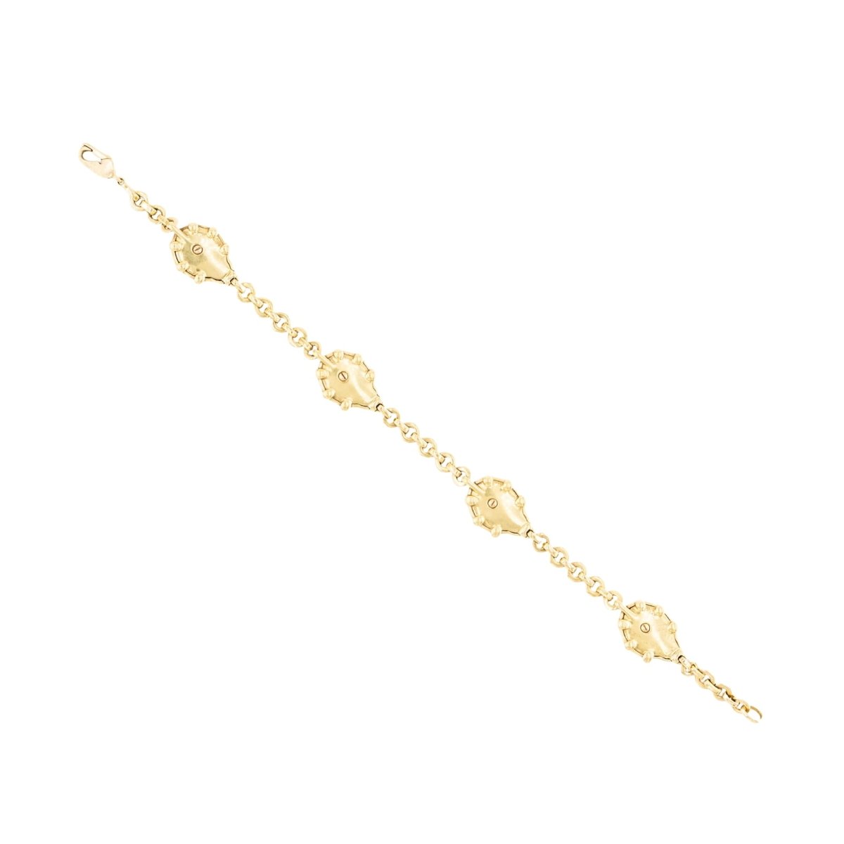 Bracelet CARTIER "Coccinelles" en or jaune et émail - Castafiore