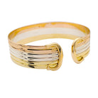 Bracelet CARTIER "Double C" en trois ors - Castafiore