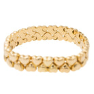 Bracelet Cartier Double cœur Or jaune - Castafiore