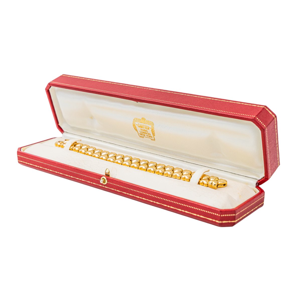 Bracelet Cartier Double cœur Or jaune - Castafiore