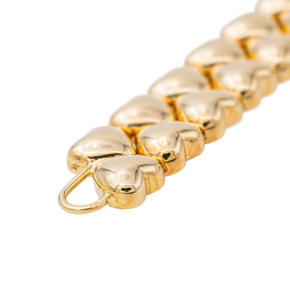 Bracelet Cartier Double cœur Or jaune - Castafiore