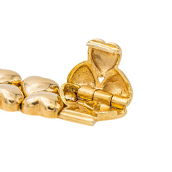 Bracelet Cartier Double cœur Or jaune - Castafiore