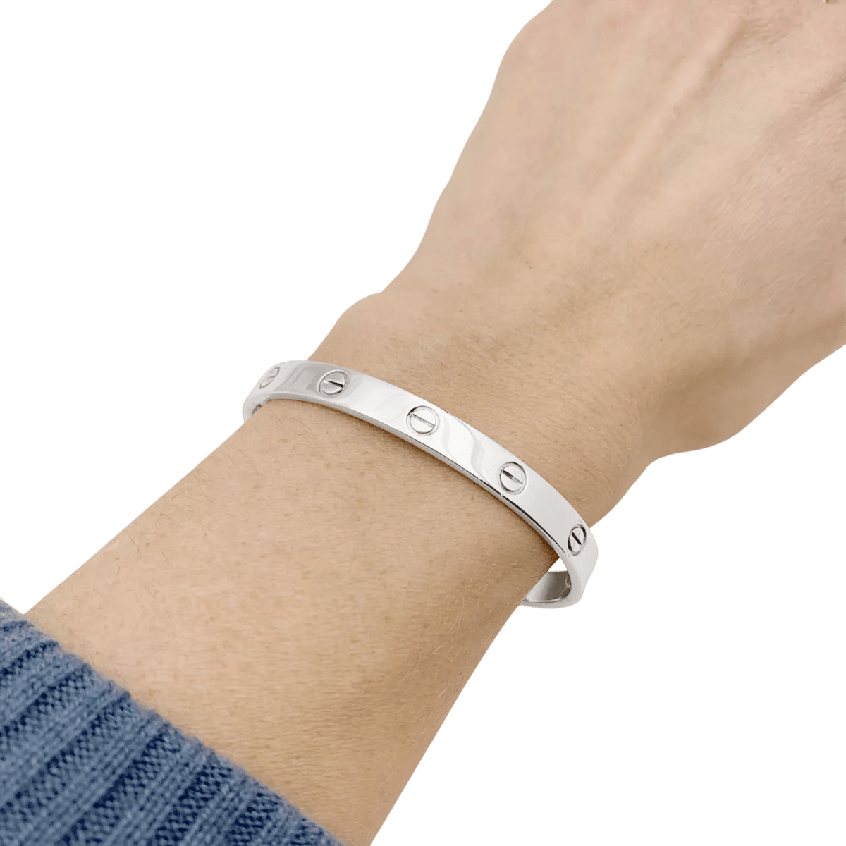 Bracelet CARTIER en or blanc - Castafiore