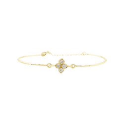 Bracelet CARTIER "Inde Mystérieuse" en or jaune et diamants - Castafiore