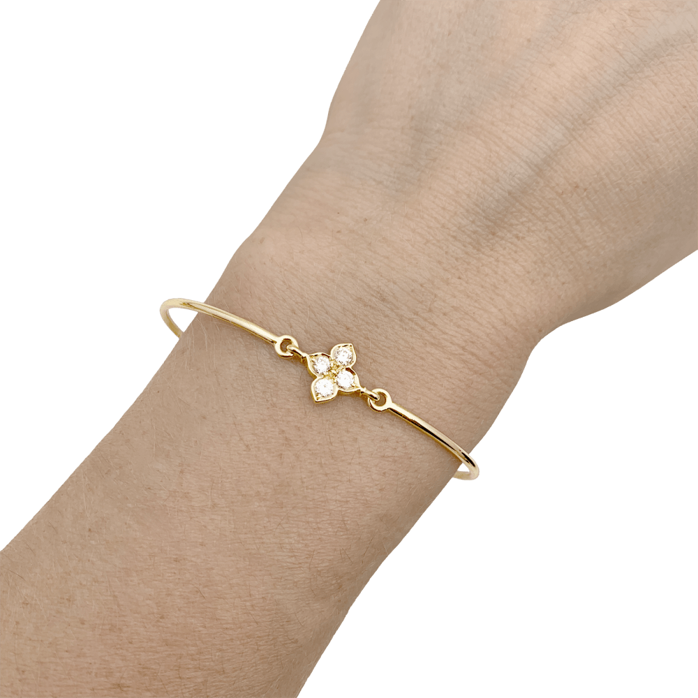 Bracelet CARTIER "Inde Mystérieuse" en or jaune et diamants - Castafiore