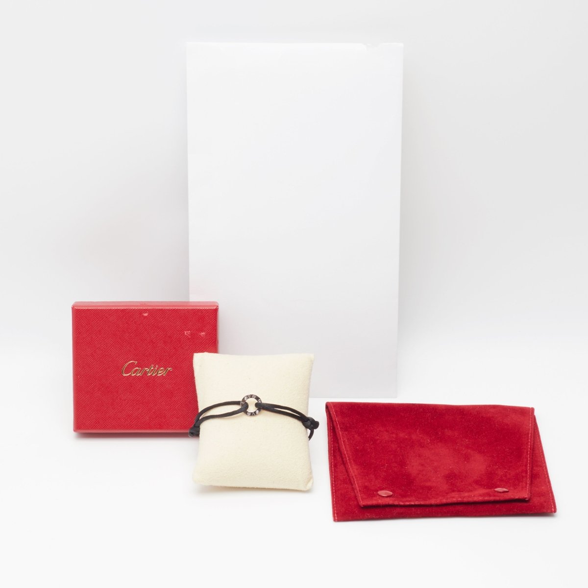 Bracelet Cartier Love Cord en or blanc et diamants - Castafiore