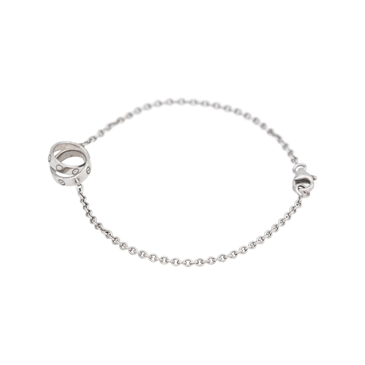 Bracelet CARTIER "Love" en or blanc - Castafiore
